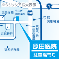 原田医院周辺マップ